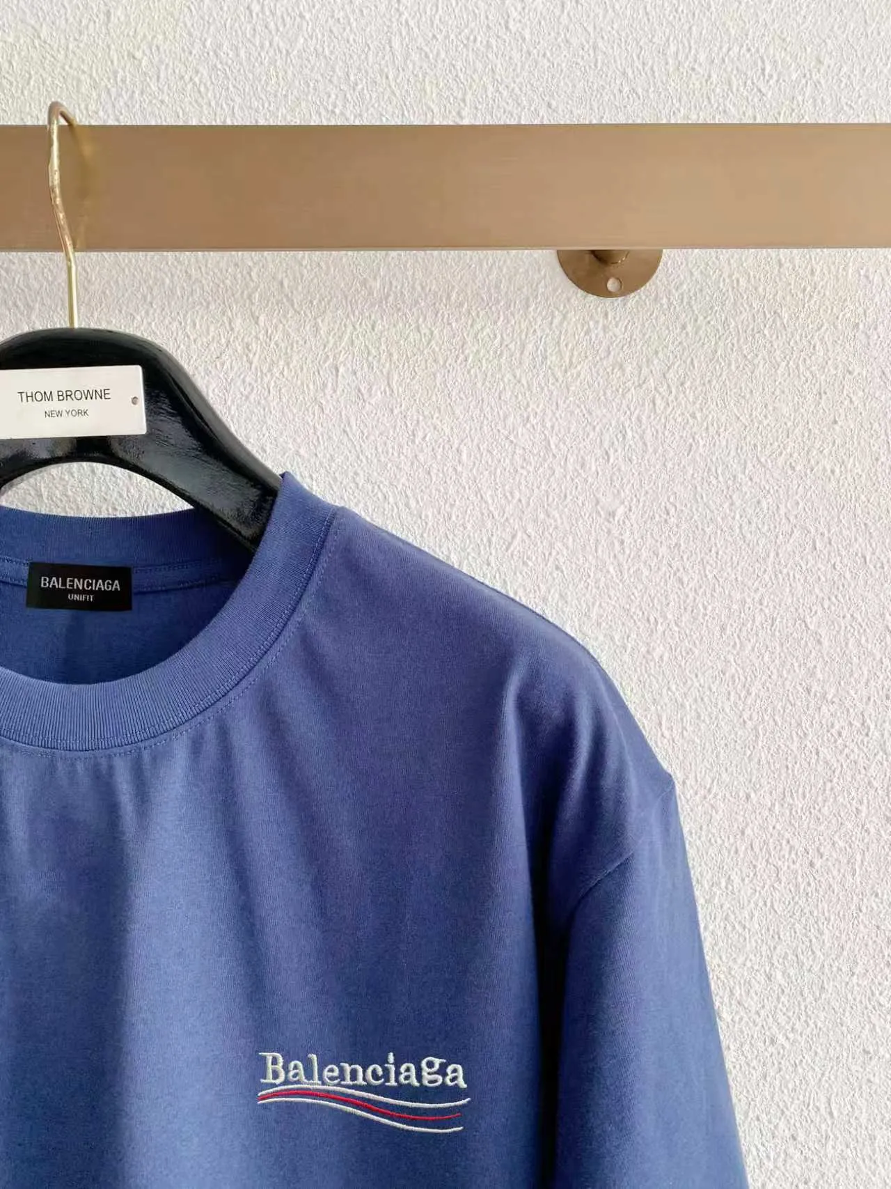 Balenciag/ Versatile New Arrival ， ， ， ， T Same Style。 :Black White Blue Gray Size:S（90-130 ） M（125-140 ） L（135-160 ） XL（160-180 ） XXL（180-210 ）